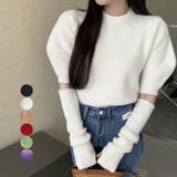 アームウォーマー ニットトップス 韓国風 | Miniministore | 詳細画像1 