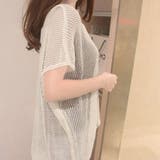 メッシュトップス ドルマンスリーブ韓国風 | Miniministore | 詳細画像8 