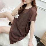 メッシュトップス ドルマンスリーブ韓国風 | Miniministore | 詳細画像9 