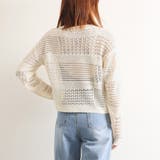 透かし編みニットトップス レディース長袖 | Miniministore | 詳細画像13 