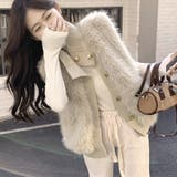 ファーベスト レディース リブニットジレ | Miniministore | 詳細画像2 