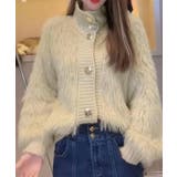 ファーカーディガン スタンドカラー 韓国 | Miniministore | 詳細画像2