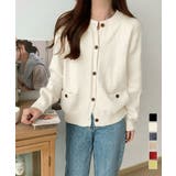ニットカーディガン ポケット付き 秋冬服 | Miniministore | 詳細画像1 