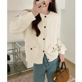 ニットカーディガン ポケット付き 秋冬服 | Miniministore | 詳細画像3 