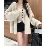 ニットアンサンブルベアトップニットカーデ | Miniministore | 詳細画像6 