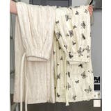 蝶柄ワイドパンツ ダメージロングパンツ夏 | Miniministore | 詳細画像1 