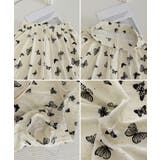 蝶柄ワイドパンツ ダメージロングパンツ夏 | Miniministore | 詳細画像32 