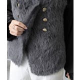 ふわふわファーベストVネックニットベスト | Miniministore | 詳細画像21