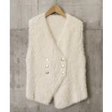 ふわふわファーベストVネックニットベスト | Miniministore | 詳細画像24