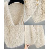 ふわふわファーベストVネックニットベスト | Miniministore | 詳細画像26