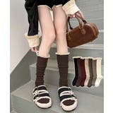 カシミヤ風 フリルロングソックス 暖かい | Miniministore | 詳細画像1