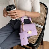 クロコ型押しショルダーバッグ ポーチ付き | Miniministore | 詳細画像9