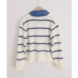 おしゃれニットトップスレディース 大人カジュアルカーディガン配色ポロカラー セー… | SUNSHINE CLOSET | 詳細画像23