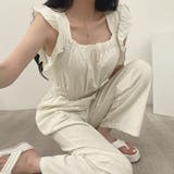 フリル袖 オールインワン パンツドレス | Miniministore | 詳細画像11