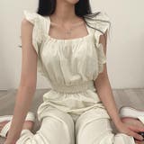フリル袖 オールインワン パンツドレス | Miniministore | 詳細画像12