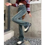 レトロ セミフレアデニムパンツレディース | Miniministore | 詳細画像13 