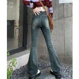 レトロ セミフレアデニムパンツレディース | Miniministore | 詳細画像14 