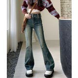 レトロ セミフレアデニムパンツレディース | Miniministore | 詳細画像9 