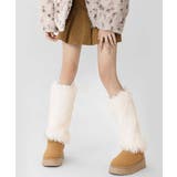 フェイクファーレッグウォーマー モコモコ | Miniministore | 詳細画像12 