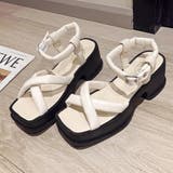 厚底サンダル スクエアトゥ レディース | Miniministore | 詳細画像14