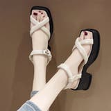 厚底サンダル スクエアトゥ レディース | Miniministore | 詳細画像8