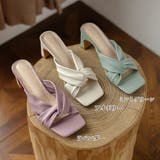 セットバックヒール サンダル レディース | Miniministore | 詳細画像2