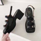 韓国 厚底 ヒールサンダル レディース | Miniministore | 詳細画像12 