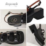 韓国 厚底 ヒールサンダル レディース | Miniministore | 詳細画像3 