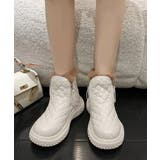 ムートンブーツ キルティング裏起毛ブーツ | Miniministore | 詳細画像6 