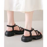 クロスストラップサンダルレディース厚底靴 | Miniministore | 詳細画像5