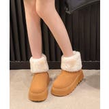 厚底ムートンブーツ 裏起毛ショートブーツ | Miniministore | 詳細画像10 