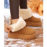 厚底ムートンブーツ 裏起毛ショートブーツ | Miniministore | 詳細画像13 
