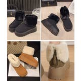 厚底ムートンブーツ 裏起毛ショートブーツ | Miniministore | 詳細画像21 