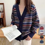 ニットカーディガンレディース韓国トップス | Miniministore | 詳細画像1 