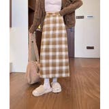 チェック柄タイトスカート バックスリット | Miniministore | 詳細画像12 