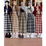 チェック柄タイトスカート バックスリット | Miniministore | 詳細画像17 
