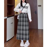 チェック柄タイトスカート バックスリット | Miniministore | 詳細画像7 