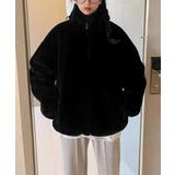 スタンドカラーボアジャケット レディース | Miniministore | 詳細画像4