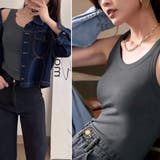 リブ タンクトップ レディース 無地 | Miniministore | 詳細画像13