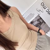 リブ タンクトップ レディース 無地 | Miniministore | 詳細画像15