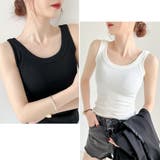 リブ タンクトップ レディース 無地 | Miniministore | 詳細画像7