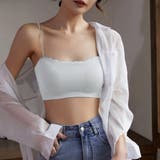 ハーフトップ カップ付きキャミソール快適 | Miniministore | 詳細画像9