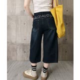 刺しゅうロゴ バルーンワイドデニムパンツ | Miniministore | 詳細画像20