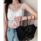 カップ付きキャミソール 総レースインナー | Miniministore | 詳細画像4