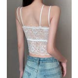 カップ付きキャミソール 総レースインナー | Miniministore | 詳細画像6