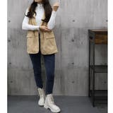 テーラードベスト ジレ レディース 韓国 | Miniministore | 詳細画像8
