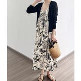 水墨画風キャミワンピース Vネックワンピ | Miniministore | 詳細画像10