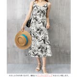 水墨画風キャミワンピース Vネックワンピ | Miniministore | 詳細画像14