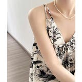 水墨画風キャミワンピース Vネックワンピ | Miniministore | 詳細画像2