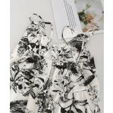 水墨画風キャミワンピース Vネックワンピ | Miniministore | 詳細画像21